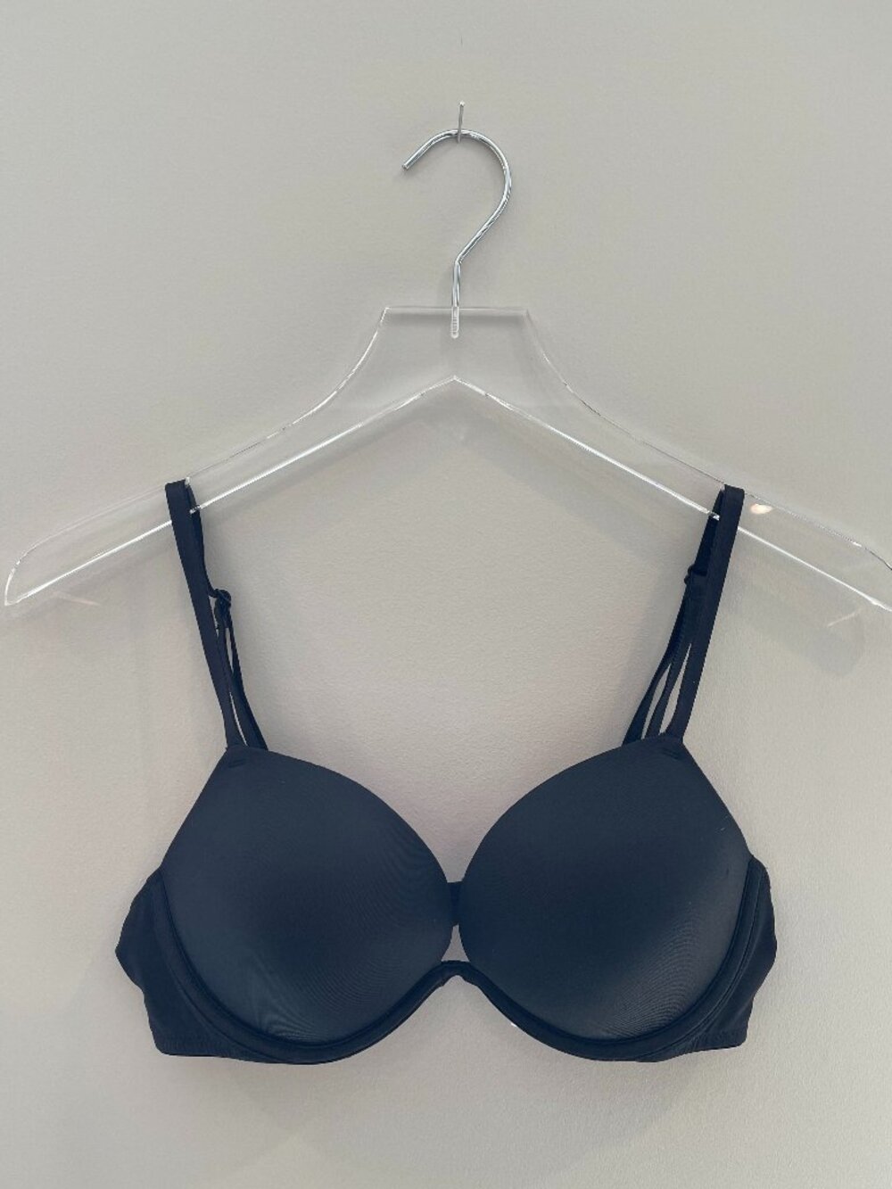PINK Wear Everywhere Super Push-Up Bra, Black – 36B